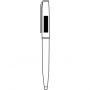 Metal ballpoint pen BLACK PEARL, black